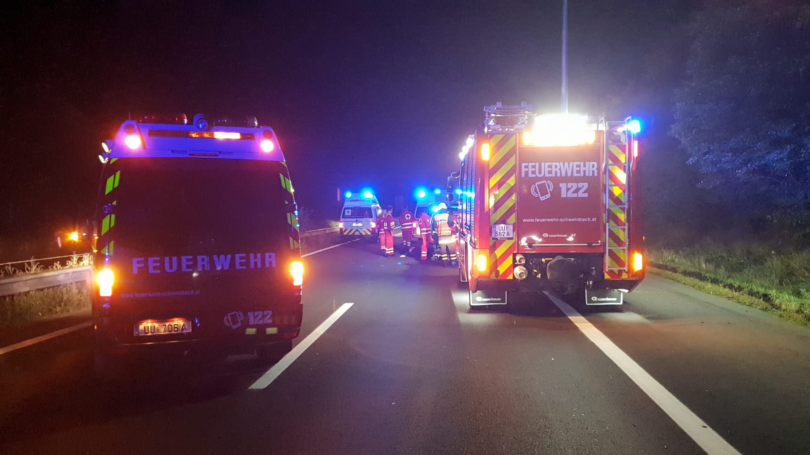 02.09.2018 - EINSATZ: Unfall auf A7 forderte sechs Verletzte